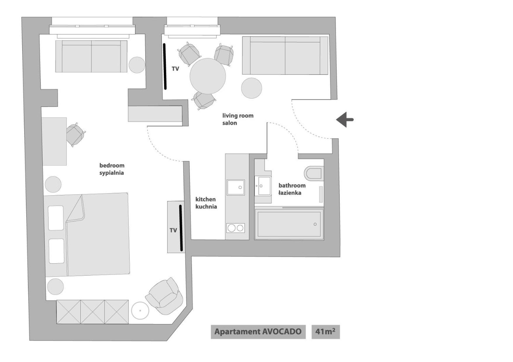 Sanhaus Apartments - Chopina 13 - Apartamenty W Centrum, 5 Minut Od Plazy I Deptaka Sopot Værelse billede