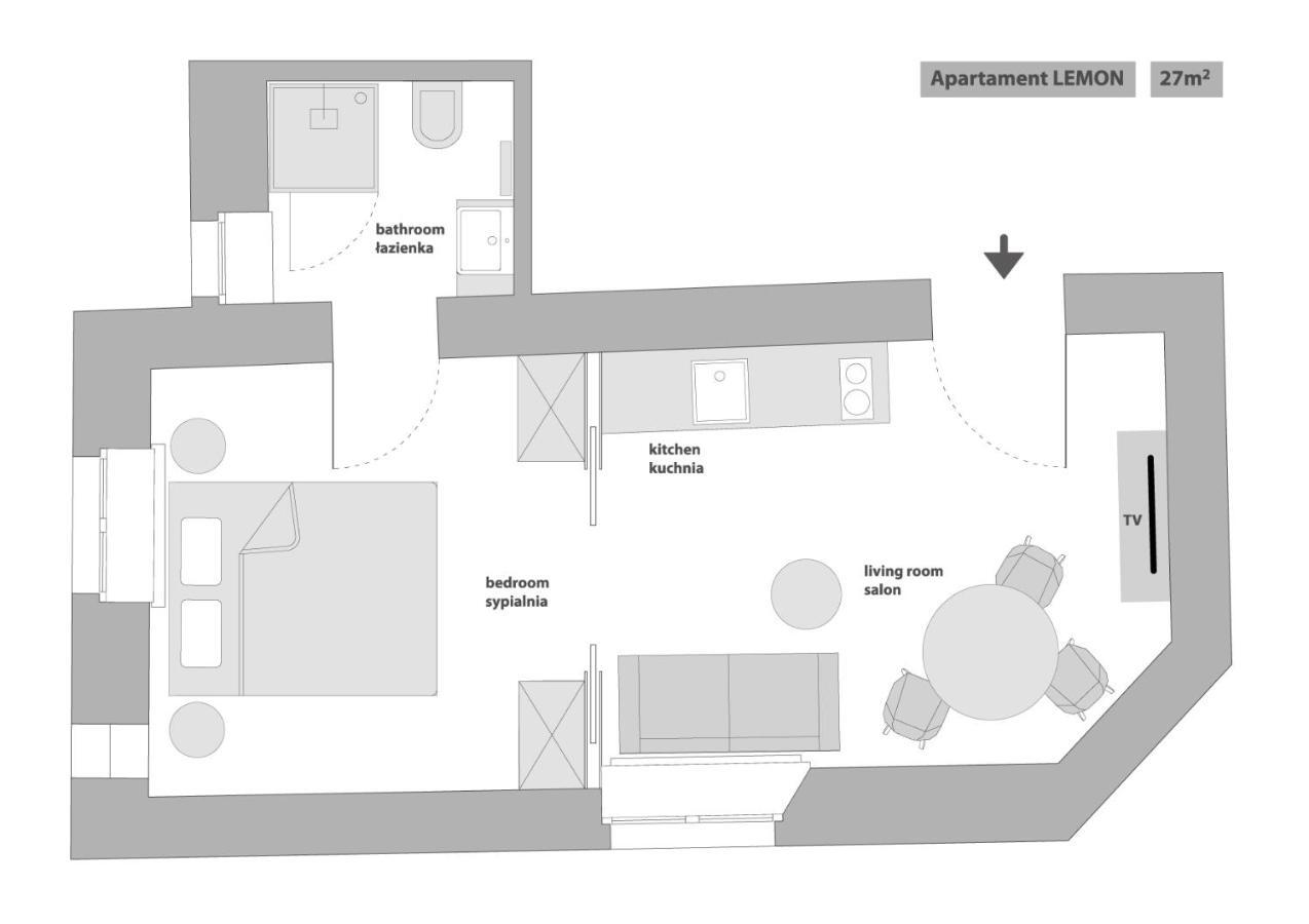 Sanhaus Apartments - Chopina 13 - Apartamenty W Centrum, 5 Minut Od Plazy I Deptaka Sopot Værelse billede